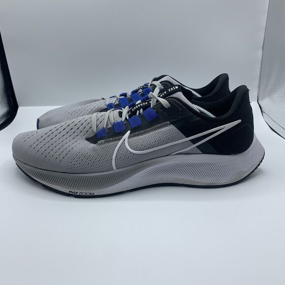 Nike Air Zoom Pegasus 38 Gray Blue Running Shoes Sneakers CW7356-006 Mens Sz 12 - Picture 1 of 8